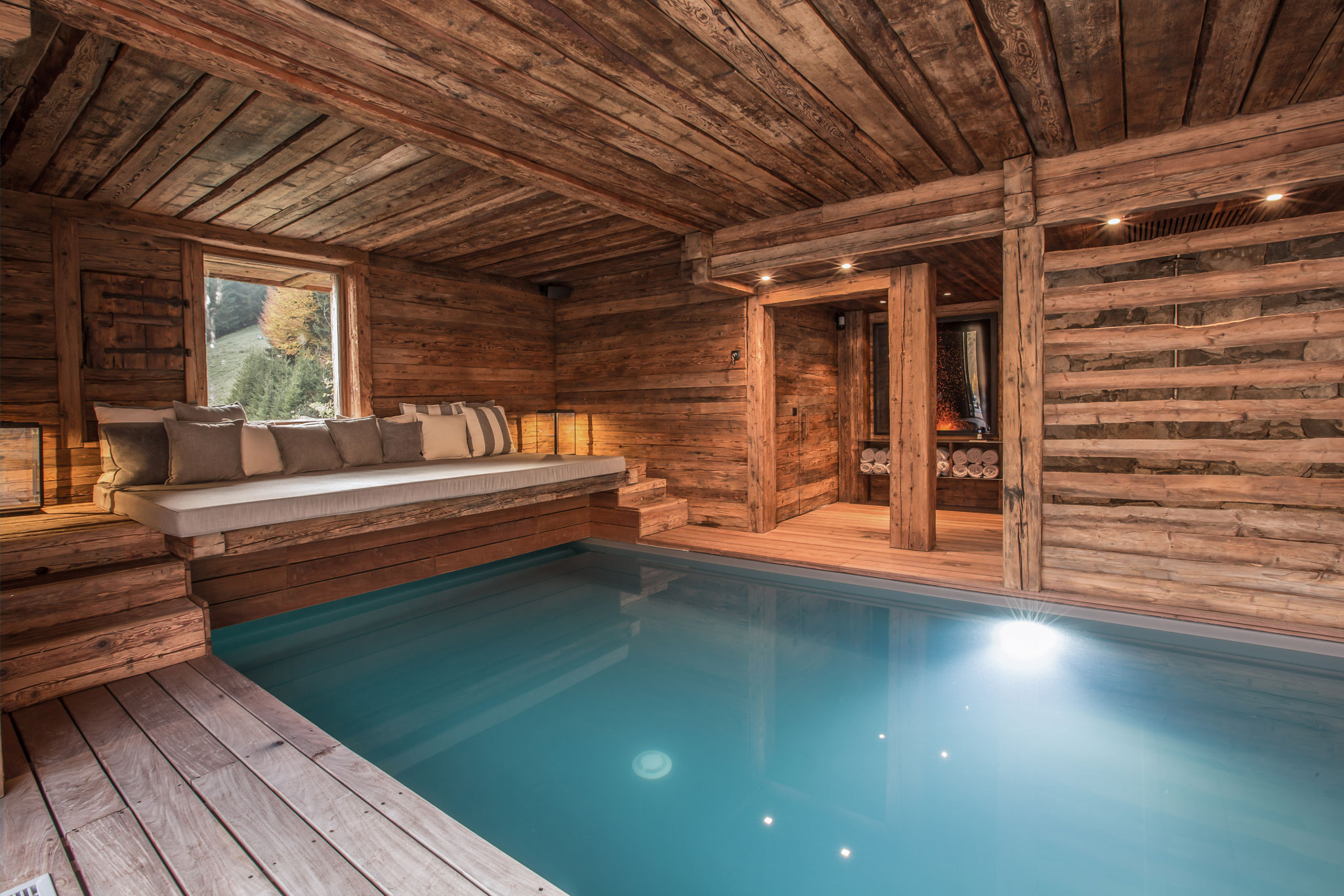 location chalet avec piscine