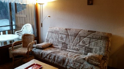 Salon avec canapé/Living room with a sofa-Plein Sud D n°12-Le Grand-Bornand