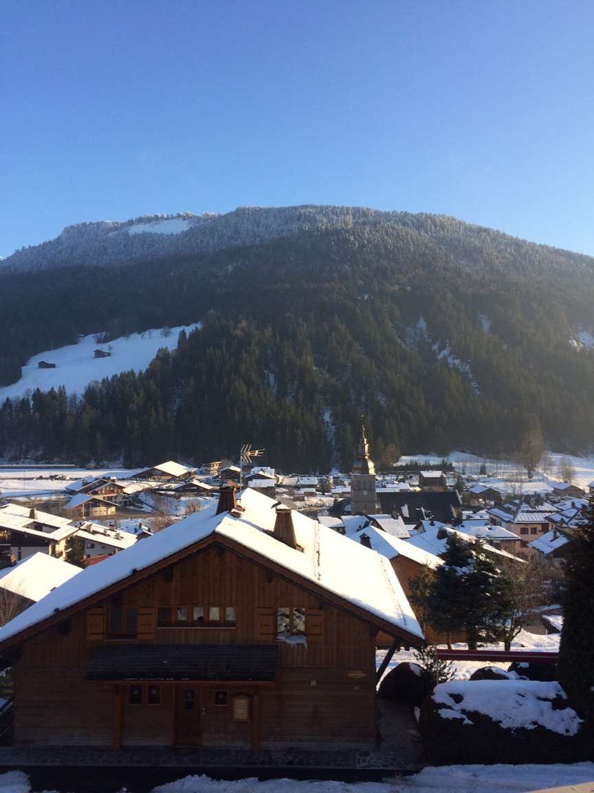 Vue depuis l'appartement hiver/View from the apartment winter-Ambrevetta-Le Grand-Bornand