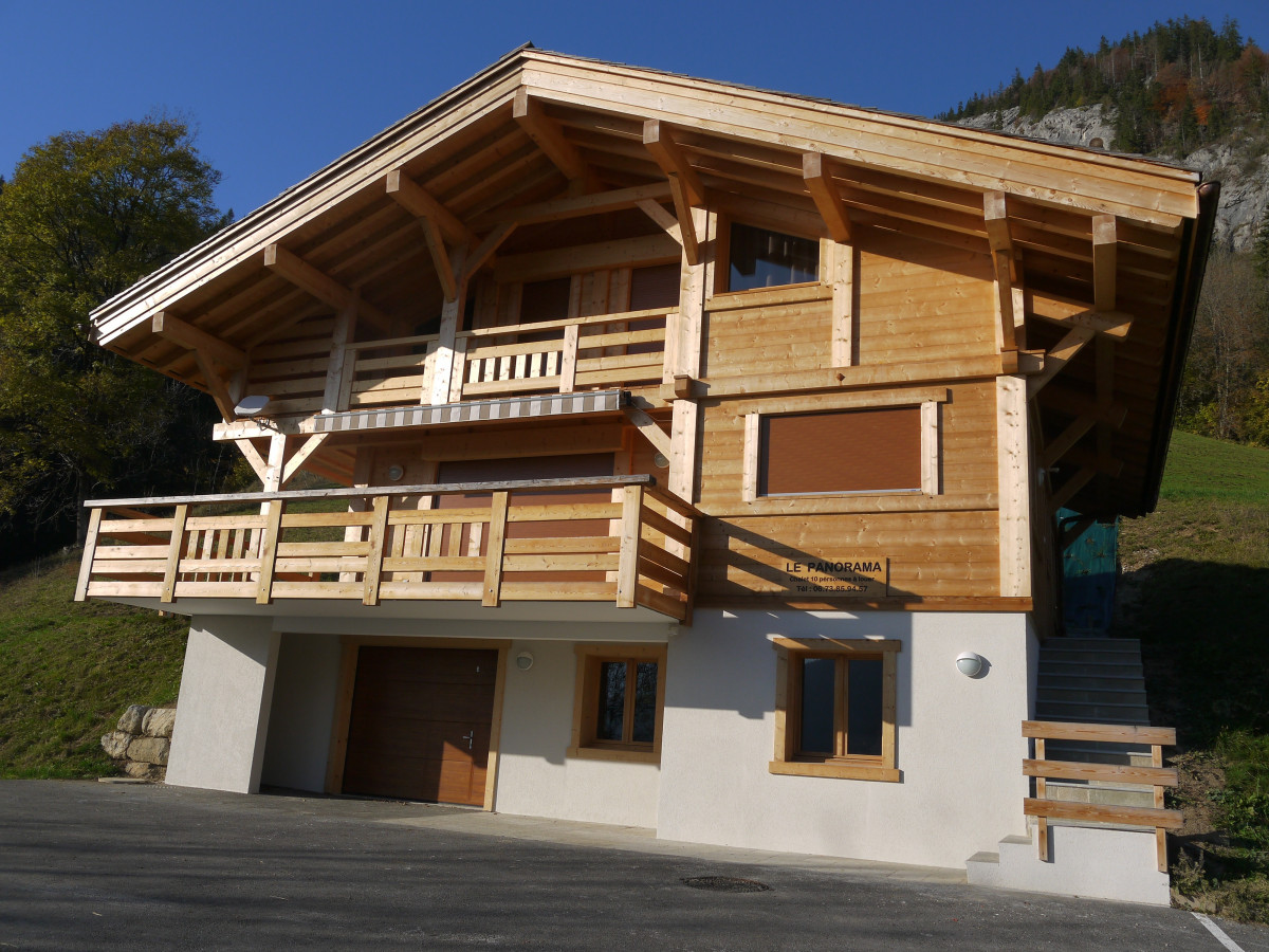Extérieur chalet été/Oustide summer chalet-Chalet Panorama-le Grand-Bornand