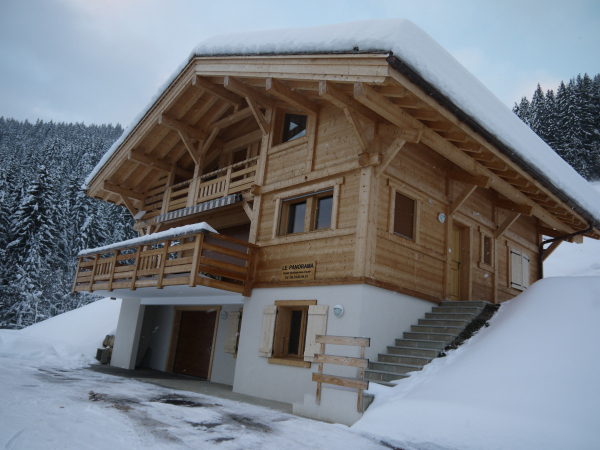 Extérieur chalet hiver/Outside winter chalet-Chalet Panorama-le Grand-Bornand