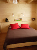 Chambre avec lit double/Bedroom with a double bed-Chalet Panorama-le Grand-Bornand