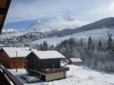 Vue depuis chalet hiver/View from the chalet winter-Fleurs des Alpes-Le Grand-Bornand