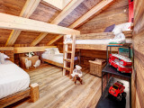 Chambre avec lits simples/Bedroom with single beds-Chalet Altaï-Le Grand-Bornand