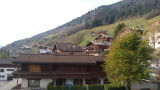 Vue depuis l'appartement été/View from the apartment summer-Chez Mme Jaillet-Le Grand-Bornand