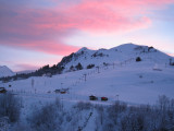 Vue depuis l'appartement hiver/View from the apartment winter-Androsace n°3-Le Grand-Bornand