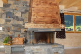 Cheminée/ Chimney - Chalet la Perle des Neiges - Le Grand-Bornand