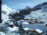 Vue depuis l'appartement hiver/View fromthe apartment winter-Etoile des Neiges-Le Grand-Bornand