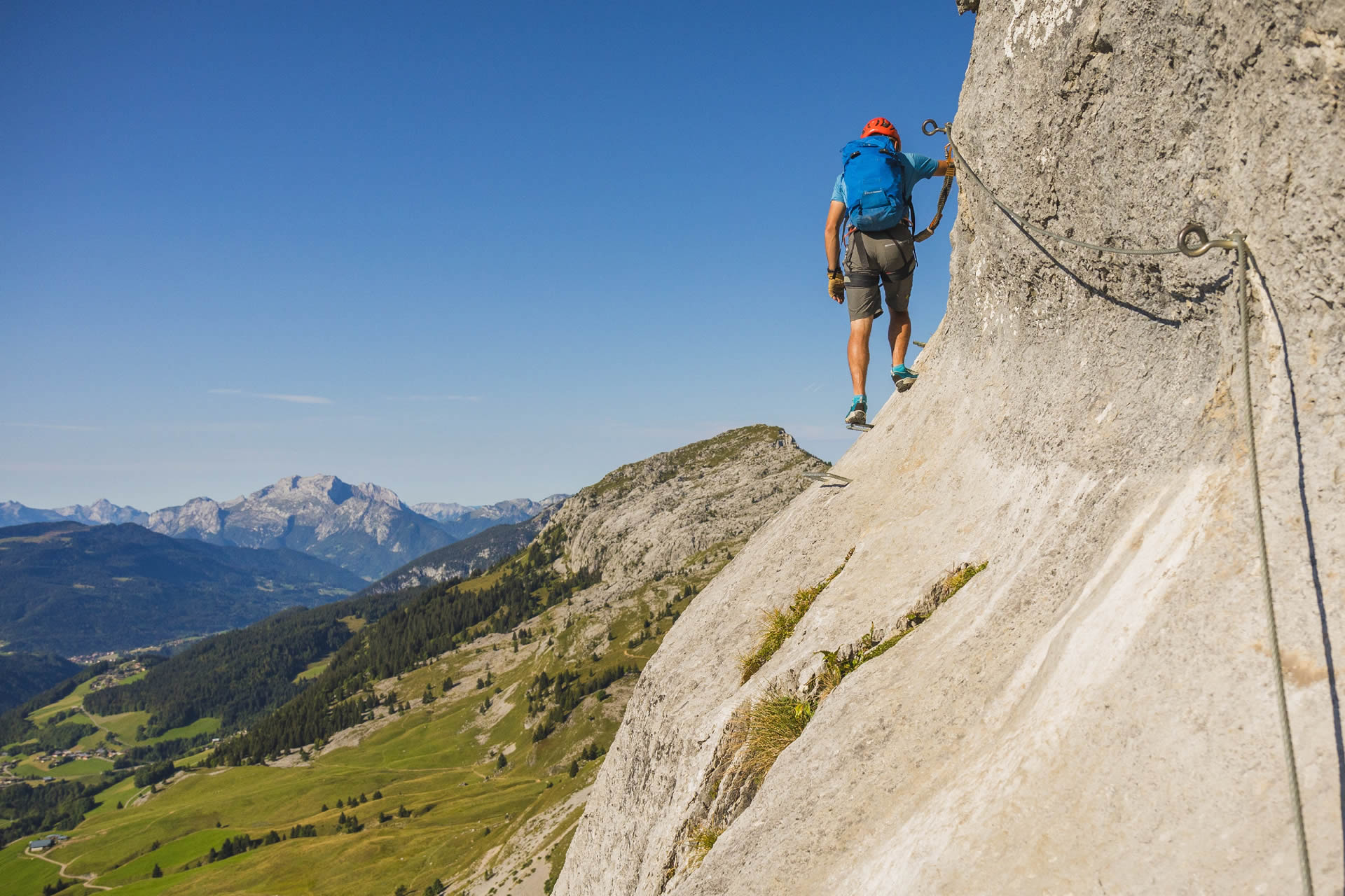 via ferrata,le grand bornand - © C. Cattin - Alpcat Médias